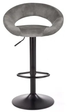 Barová stolička 100x48 cm šedá/antracit