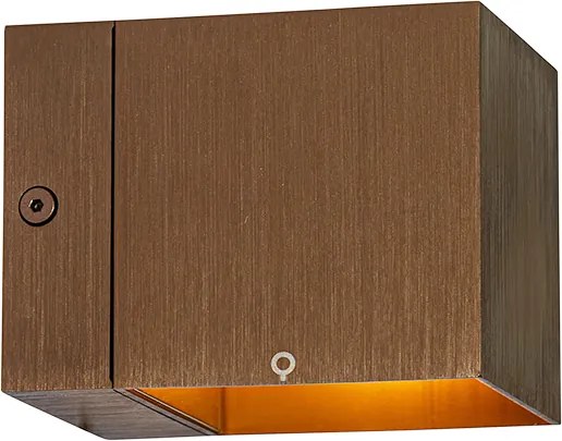 Inteligentné nástenné svietidlo tmavá bronz 8 cm vrátane Wifi G9 - Transfer