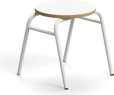 Stolička ALTUS, výška 380 mm, biela