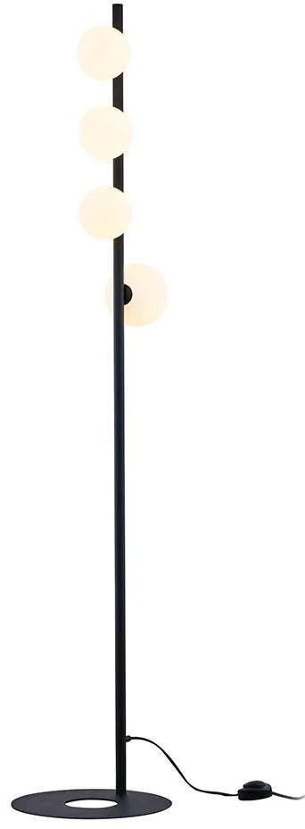 Jupiter 1929 - Stojacia lampa TAIDA 4xG9/40W/230V čierna