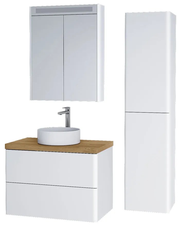 Mereo Mereo, Siena, kúpeľňová skrinka 155 cm vysoká, L/P, MER-CN444LP