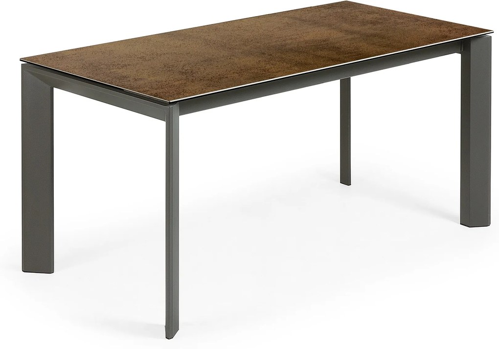 LA FORMA Nastaviteľný jedálenský stôl Atta 76 × 90 × 160 - 220 cm