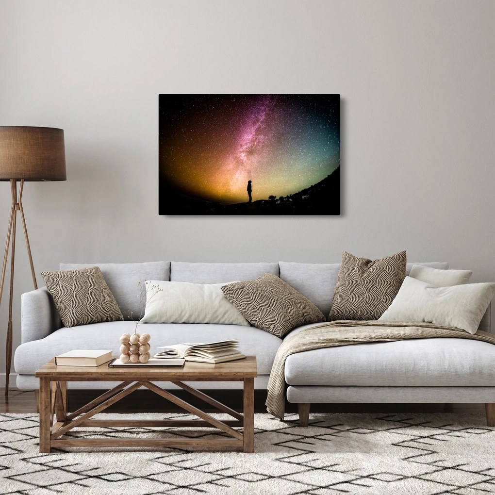 Obraz - obloha plná hviezd (90x60 cm)