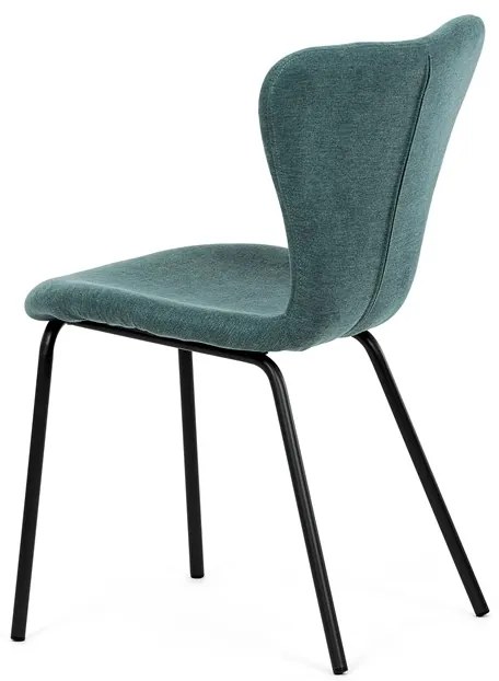 Autronic BONTEC Jedálenská stolička, modrá, látka, CT-S8010 BLUE2 Farba: Strieborná