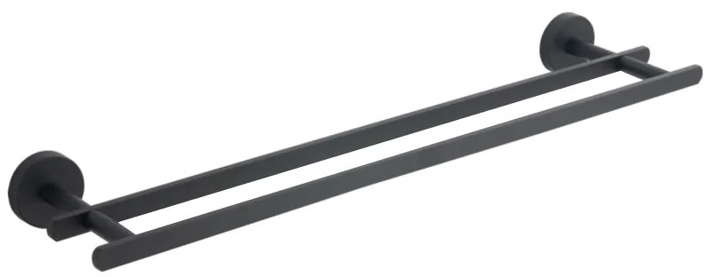 Mexen príslušenstvo, LOFT kúpeľkový držiak na uteráky, čierna, 7012625-70