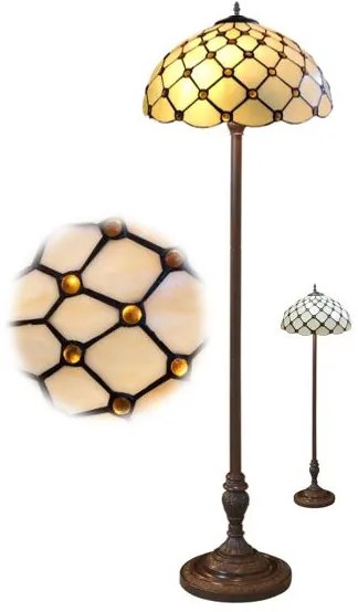 Stojaca Tiffany lampa Massive kolekcia HIVE Ø40*170
