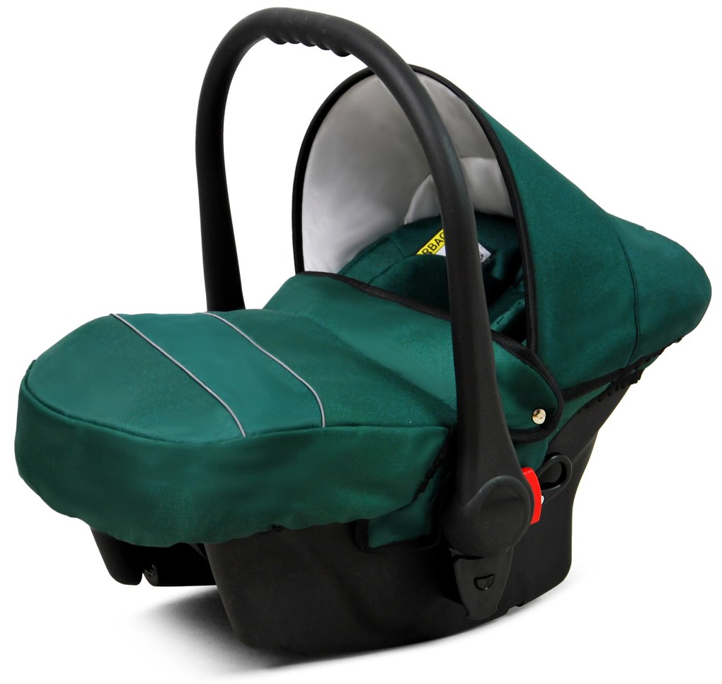 Detský kočík 3v1 BabyLux AIR ALU Bottle Green