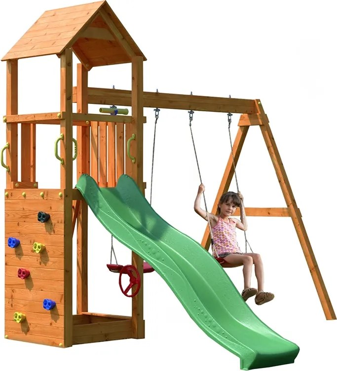 Marimex | Detské ihrisko Marimex Play 006 + zelená šmykľavka | 11640132