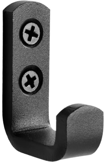 Sada piatich vešiakov ABRIS čierna (5 ks)