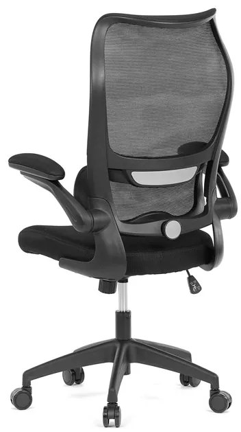 Autronic BONTEC Kancelárska stolička, hojdací mechanizmus, čierna sieťovina, KA-C808 BK Farba: Šedá
