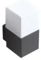 Vonkajšia lampa Sorano tmavá sivá