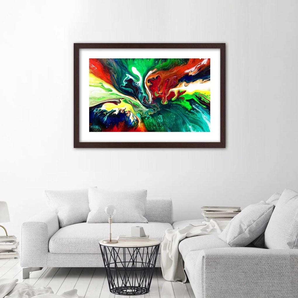 Gario Plagát Tekutá abstrakcia Farba rámu: Bez rámu, Rozmery: 30 x 20 cm