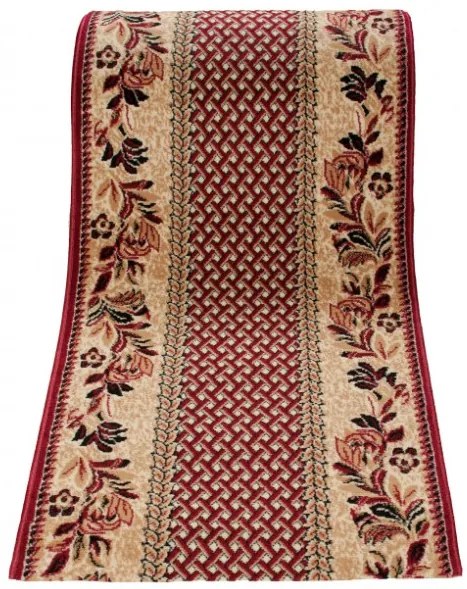 Behúň ATLAS PP 7192B tmavý béžový, červený