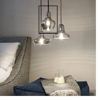 Retro a vintage svietidlo Ideal LUX LIDO-2 SP1 FUME 168357