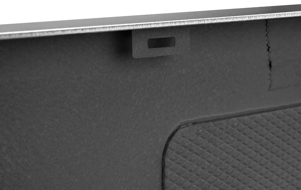 Erga HD, 1-komorový oceľový drez 780x490x210 mm, pravý, zlatá, ERG-MLS-HD7849RG