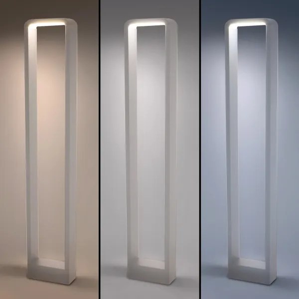 Brilagi - LED Vonkajšia lampa BARI LED/7W/230V 3000/4000/6000K biela IP54 80 cm