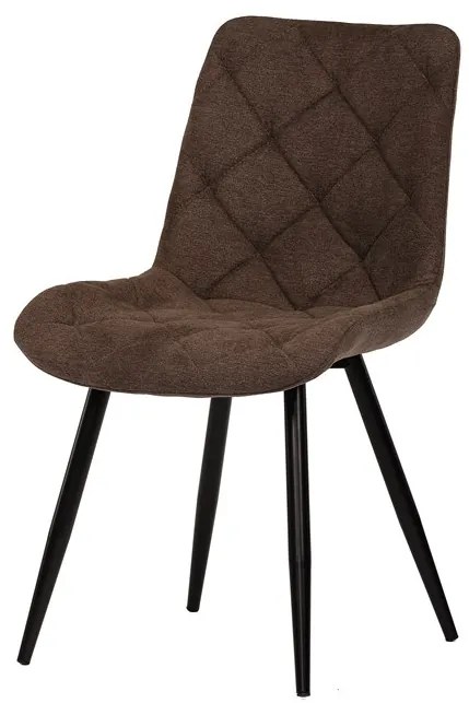 Autronic BONTEC Jedálenská stolička, hnedá, látka, CT-382 BR2 Farba: Šedá