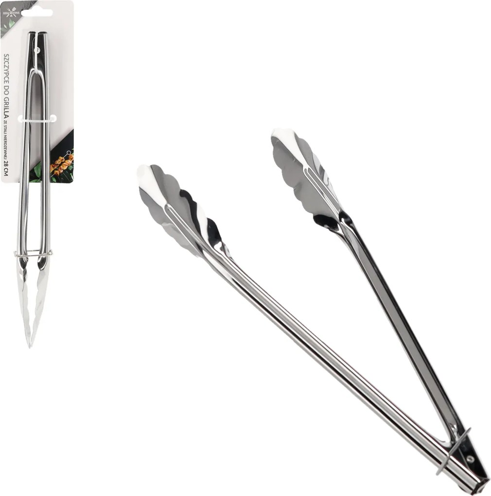 BBQ Meeting GRILOVACIE KLEŠTE Z NEHRDZAJÚCEJ OCELE 28 CM *0711