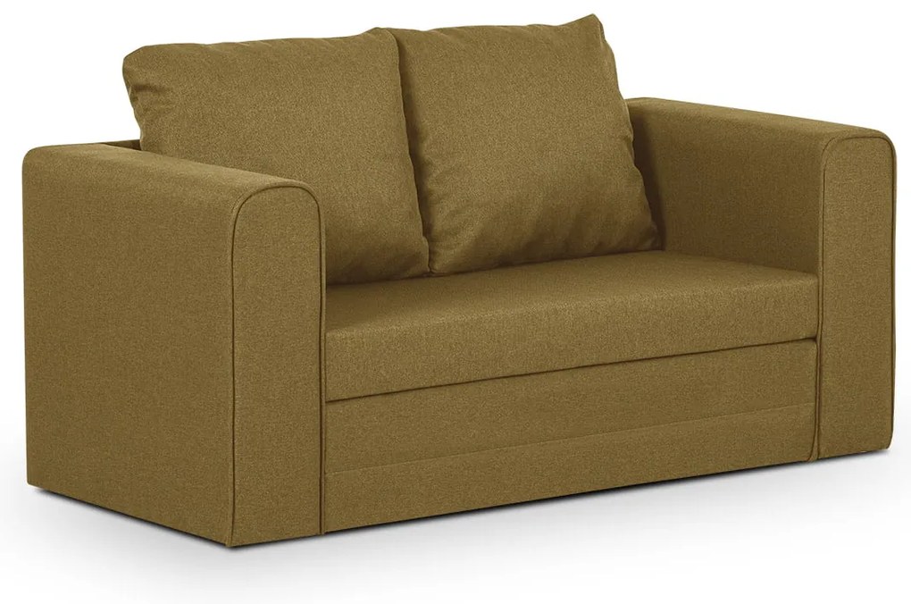 Pohovka pre 2 osoby MOKKA Žltá