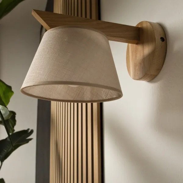 Nástenné svietidlo ANTONIO 1xE14/40W/230V dub