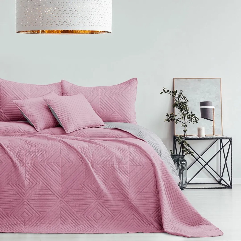 AmeliaHome Prehoz na posteľ Sofia ružový, velikost 170x270