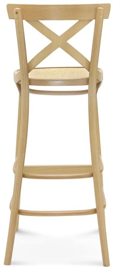 FAMEG BST-8810/1 - barová stolička Farba dreva: buk premium, Čalúnenie: látka CAT. A