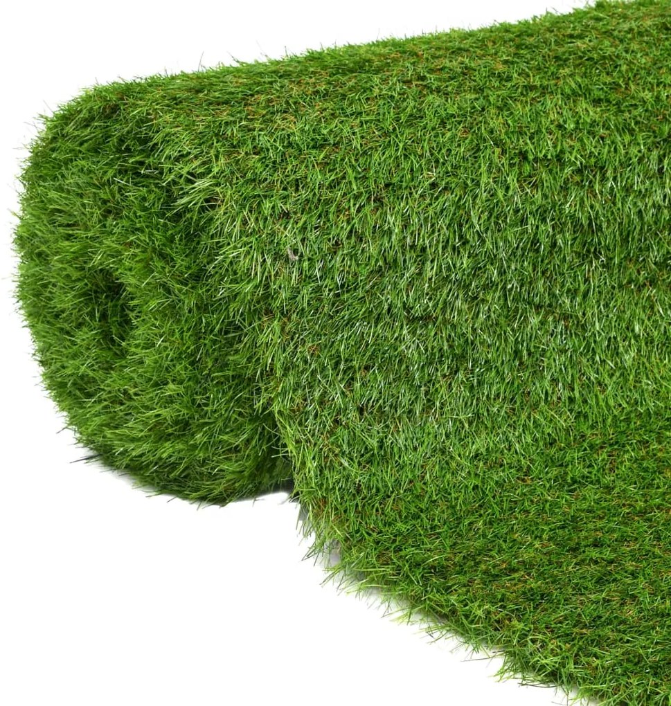 vidaXL Umelý trávnik, 1 x 10 m/40 mm, zelený
