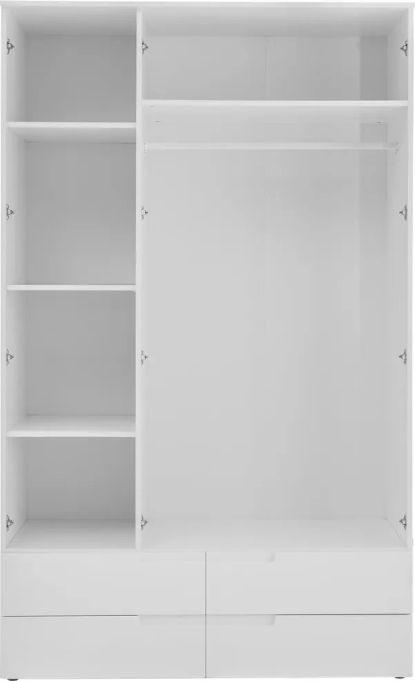 Šatníková skriňa so zásuvkami Spice