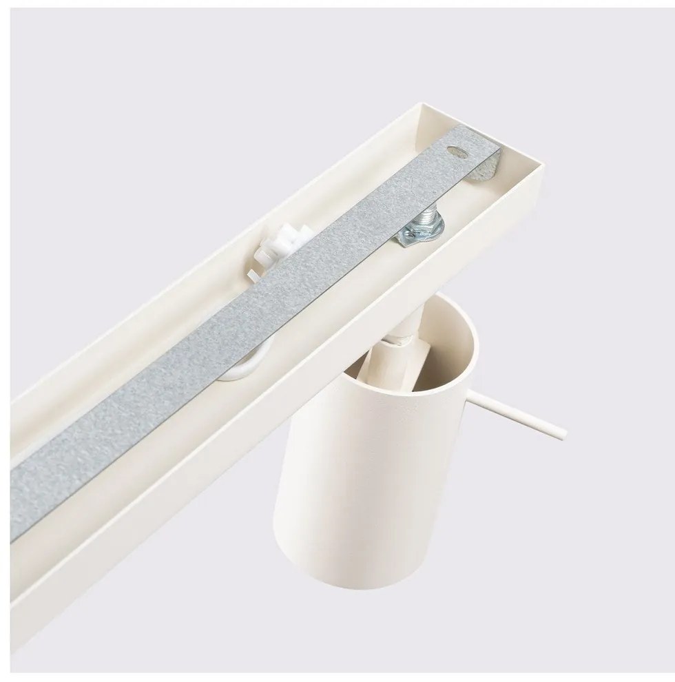 Krémovobiele bodové svietidlo 6x45 cm Etna – Sollux