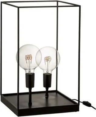 Lampa z čierneho kovového rámu Tilde L - Ø 30,5 * 50,5 cm