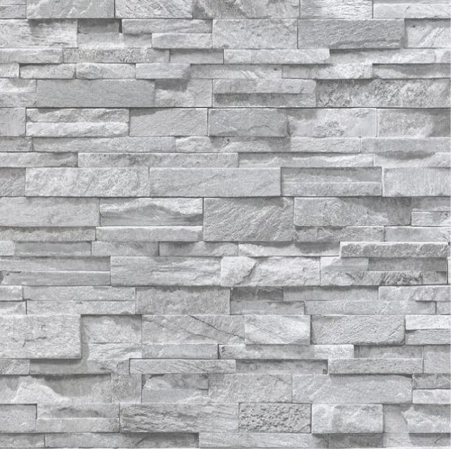 Papierové tapety na stenu Sweet & Cool 05222-20, rozmer 10,05 m x 0,53 m, kamene sivé, P+S International