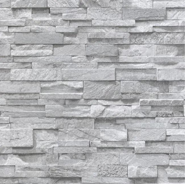 Papírové tapety na zeď Sweet & Cool 05222-20, rozměr 10,05 m x 0,53 m, kameny šedé, P+S International