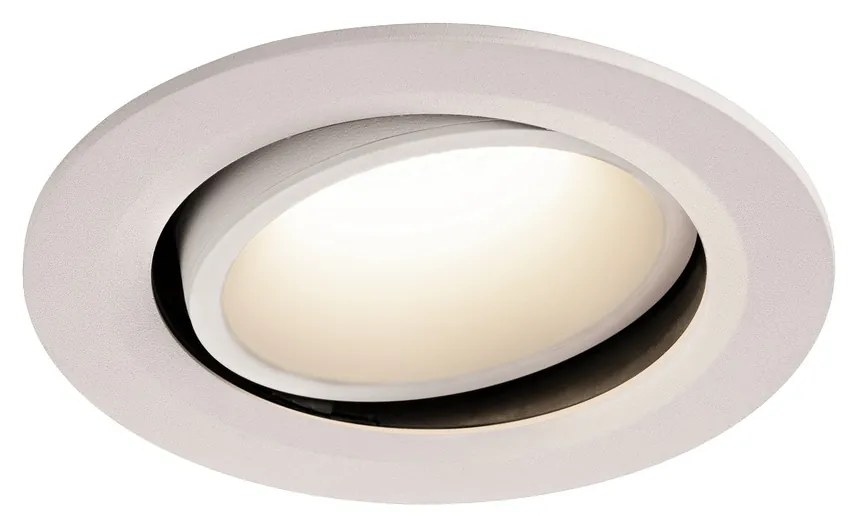 Stropné svietidlo SLV NUMINOS® MOVE DL L vnitřní LED zápustné stropné svietidlo biela/biela 4000 K 55° otočné a výkyvné 1003692