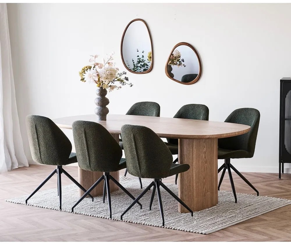 Jedálenský stôl v dekore jaseňa 110x210 cm Serra – House Nordic