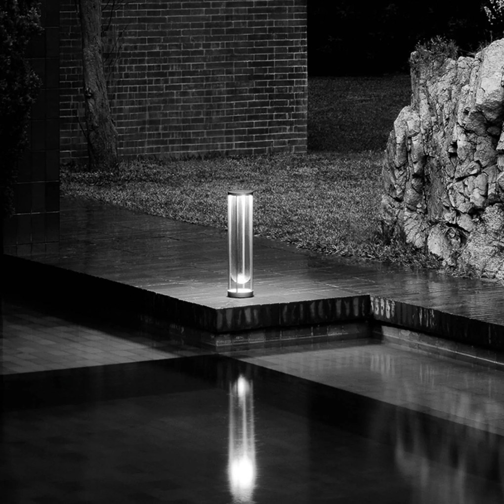 FLOS In Vitro Bollard 3, 2 700 K, 90 cm, biela