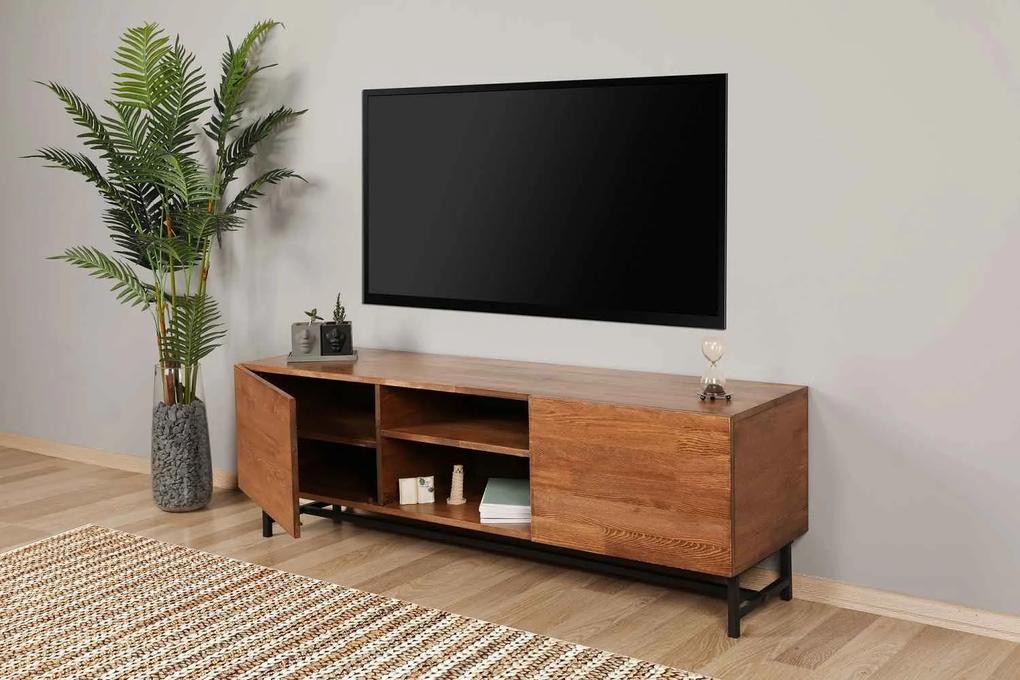 Dizajnový TV stolík Nafasi 150 cm vzor orech