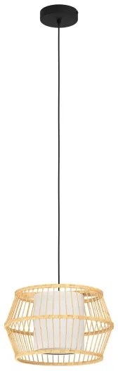 Eglo 390233 - Luster na lanku MONTERROSO 1xE27/40W/230V bambus