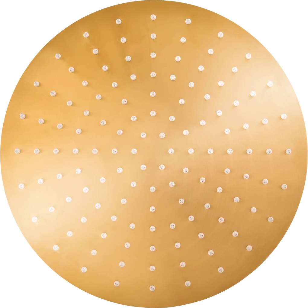 Slezák - RAV Hlavová sprcha okrúhla kovová ø 30 cm so 4-otvorovými tryskami - KS0001/4Z, Zlatá lesk