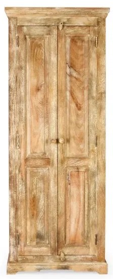 furniture-nabytek.cz - Masívna šatní skriňa Patina z mangového dreva, lakovaná, prírodná farba