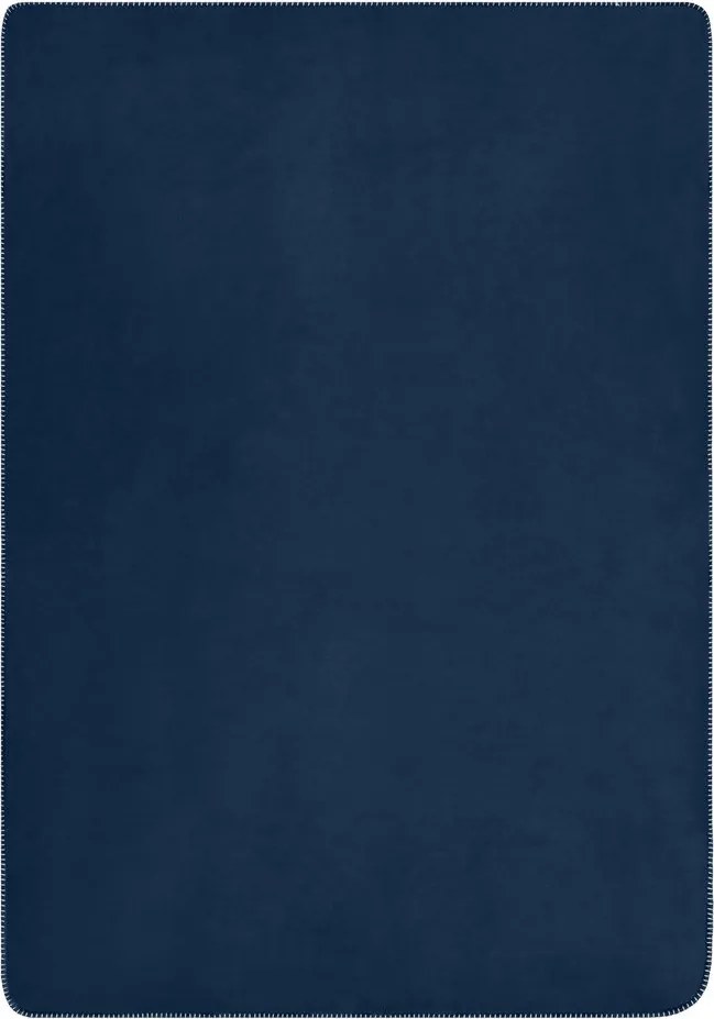 Daiber Teplá prikrývka s kožušinkou 130x180 cm JN955 - Antracit / natural