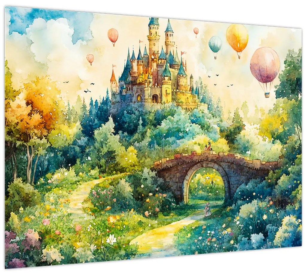 Obraz - Rozprávkový zámok (70x50 cm)