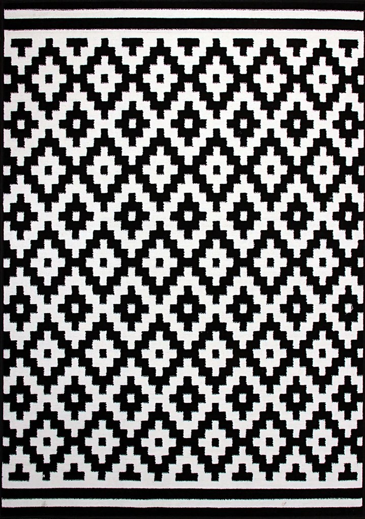 Koberec Gold WHITE 1223/18 rozmery koberec: 80x150 cm