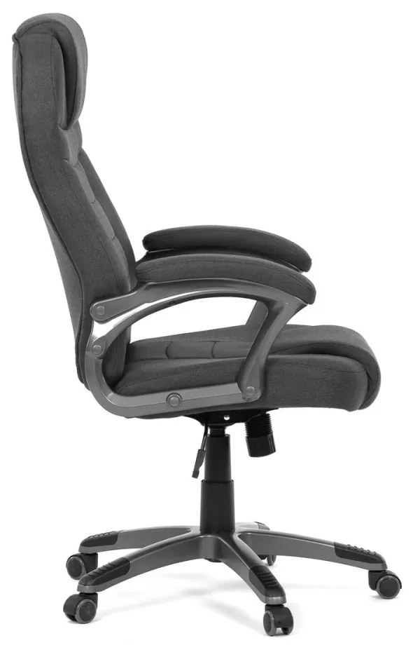 Kancelárske kreslo DEXTER — látka, sivá
