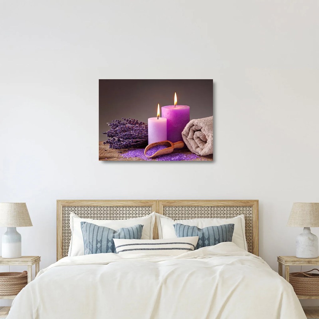 Sklenený obraz spa vecí (70x50 cm)