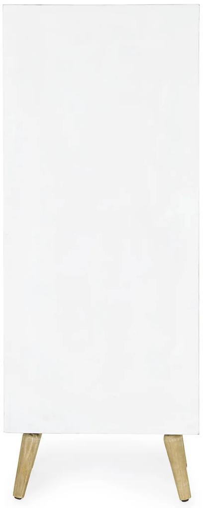 Skrinka elise 48 x 121 cm bielo - hnedá MUZZA