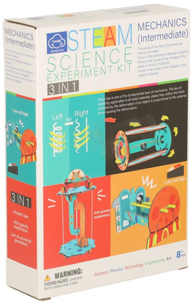 KIK Sada pro vědecké experimenty DIY mechanic 3v1