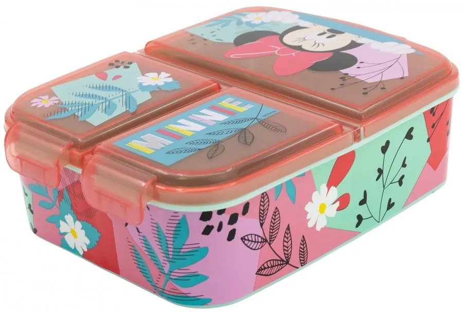 Multibox na desiatu Minnie Mouse - Disney s tromi priehradkami