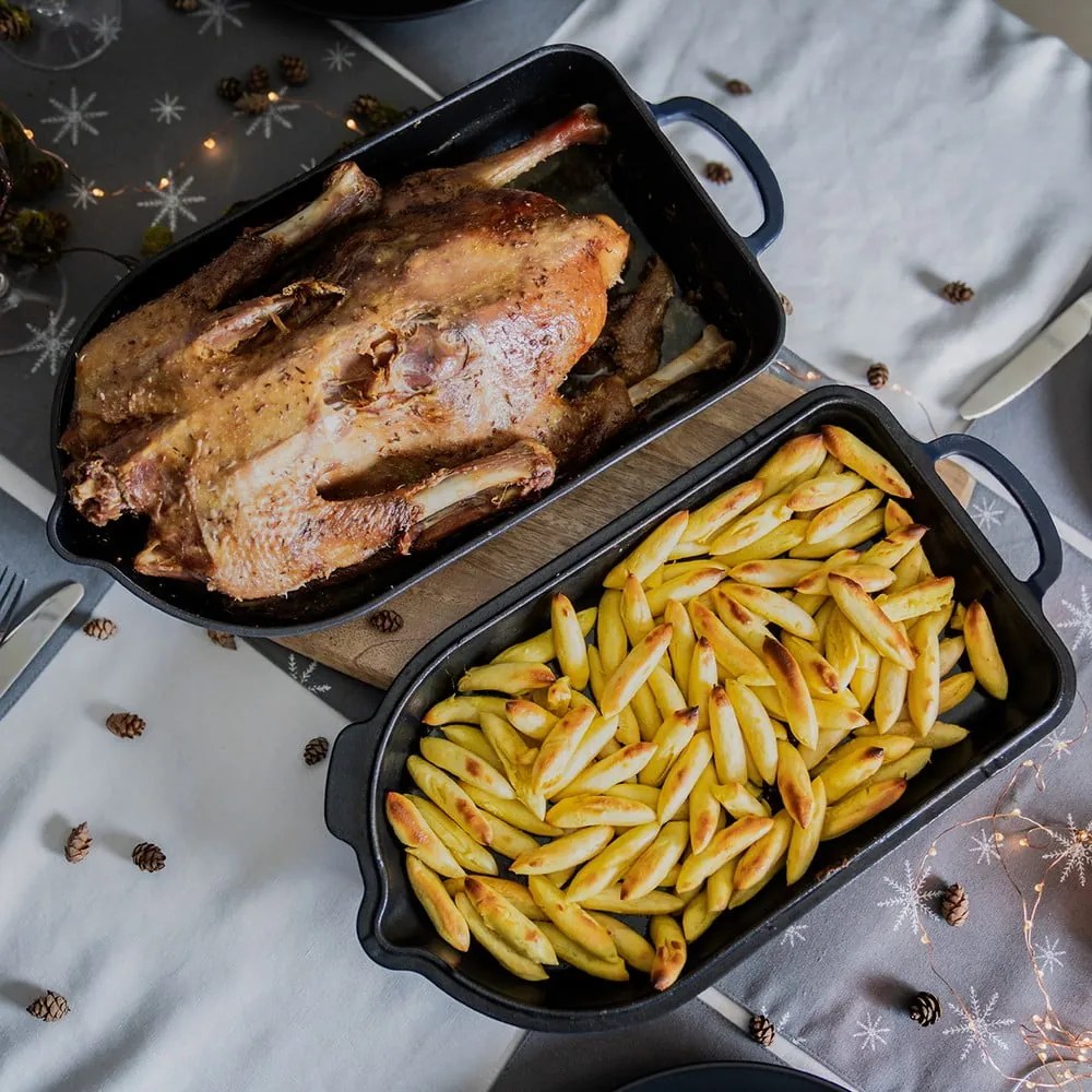 Liatinový pekáč 22x42,5 cm LITINA SMALT – Orion