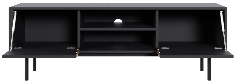 Televízny stolík VIVALA, čierna