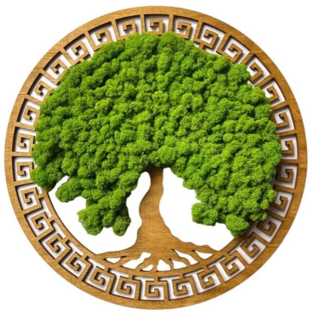 Strom na stenu z machu Kaladrius 50 cm